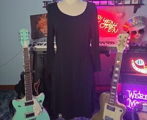 Boden Classic Black Long Sleeve Dress